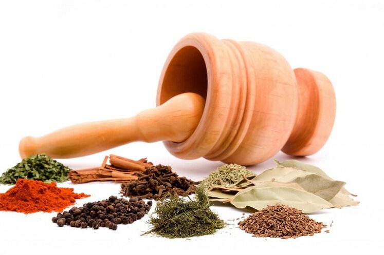 Spices for cleaning the body from parasites