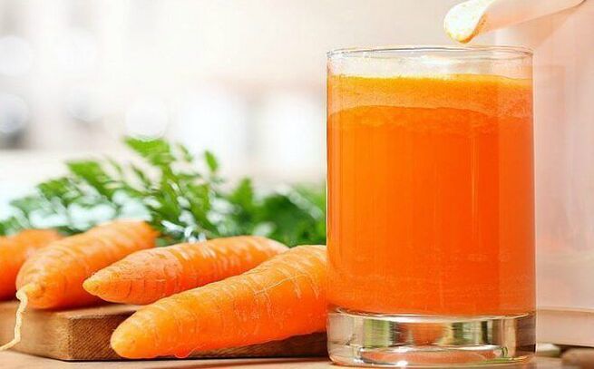 Carrot honey juice used to treat worms in children