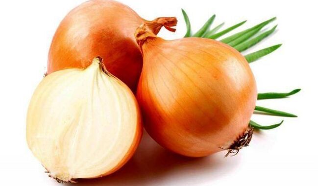 Onions for the preparation of folk remedies against worms