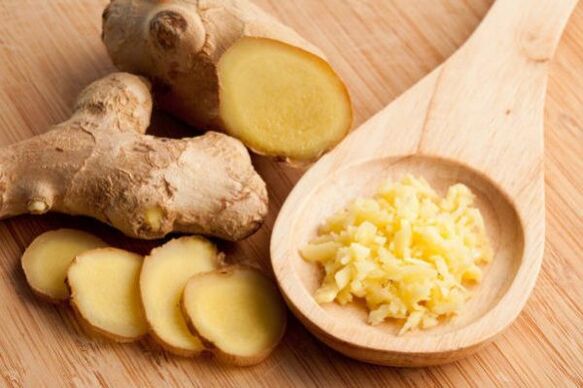 Ginger to remove parasites from the body